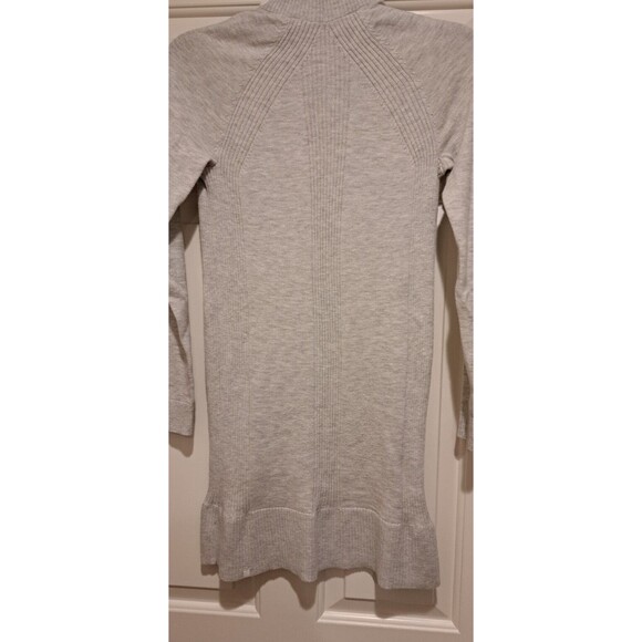 Lululemon Athletica Womens Keep It Cozy Knit Sweater Dress Gray Size 4 - Picture 6 of 16